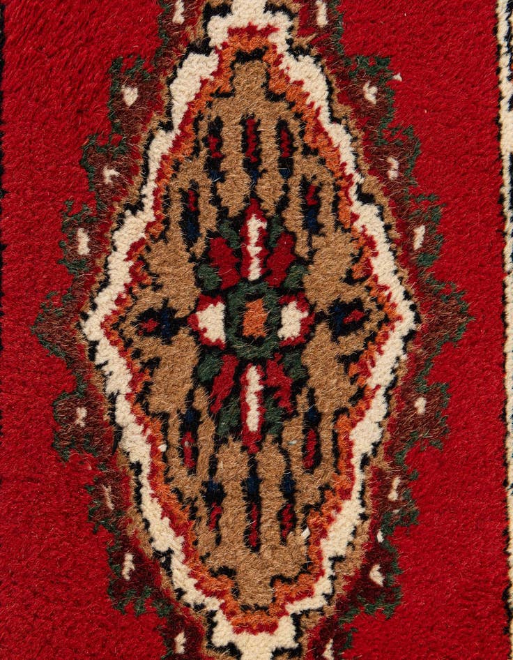 Detail image of  2' 1 x 4'  Hand Knotted Bidjar Wool Runner Rug