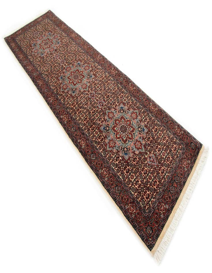 Detail image of  2' 5 x 8' 10 Bidjar With Silk Runner Rug