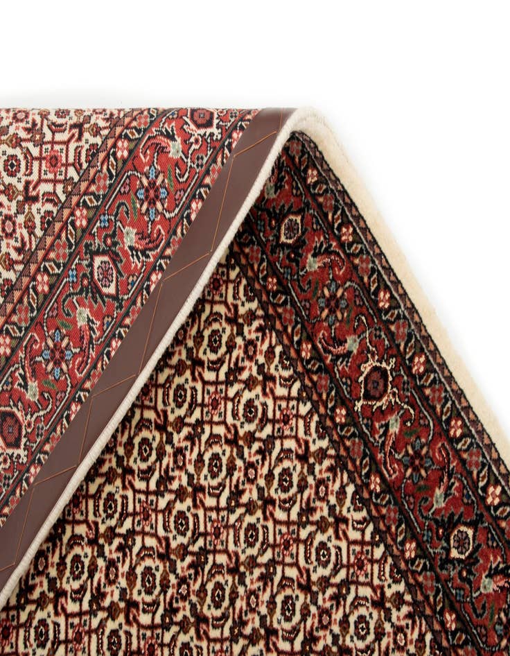 Detail image of  2' 7 x 8' 2 Bidjar With Silk Runner Rug