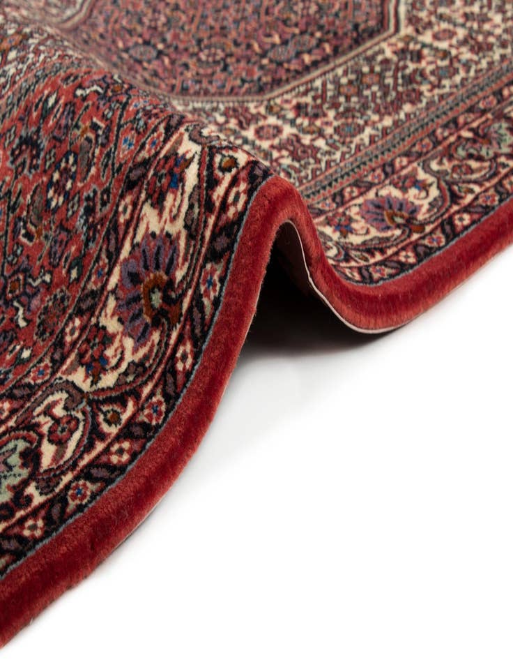 Detail image of  2' 7 x 10' 4 Bidjar With Silk Runner Rug