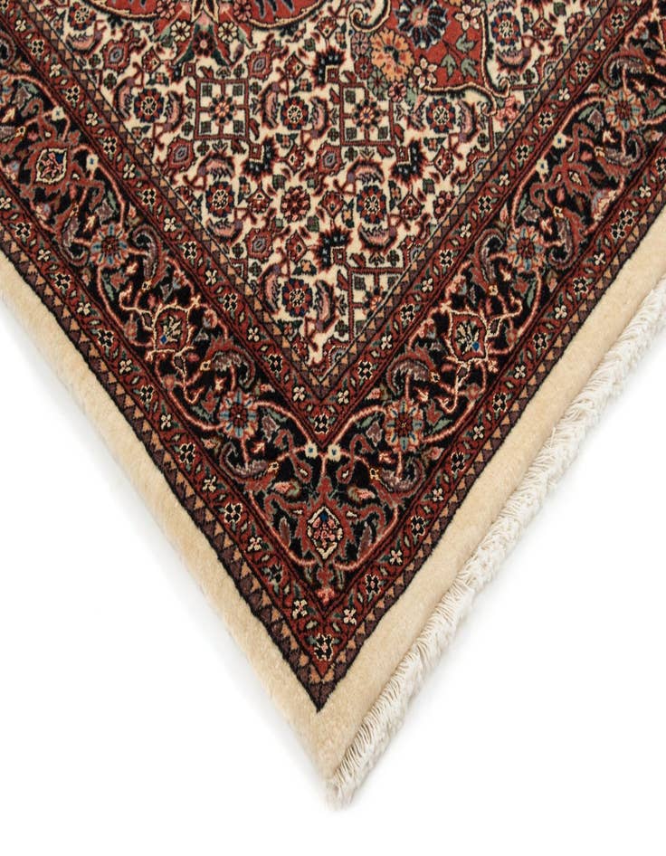 Detail image of  2' 10 x 9' 7 Bidjar With Silk Runner Rug