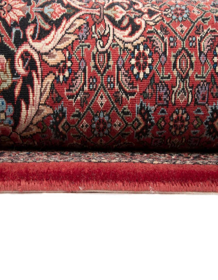 Detail image of  2' 9 x 13' 3 Bidjar With Silk Runner Rug