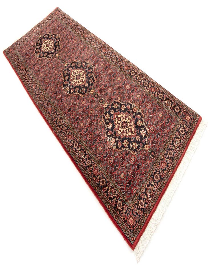 Detail image of  2' 5 x 6' 7 Bidjar With Silk Runner Rug