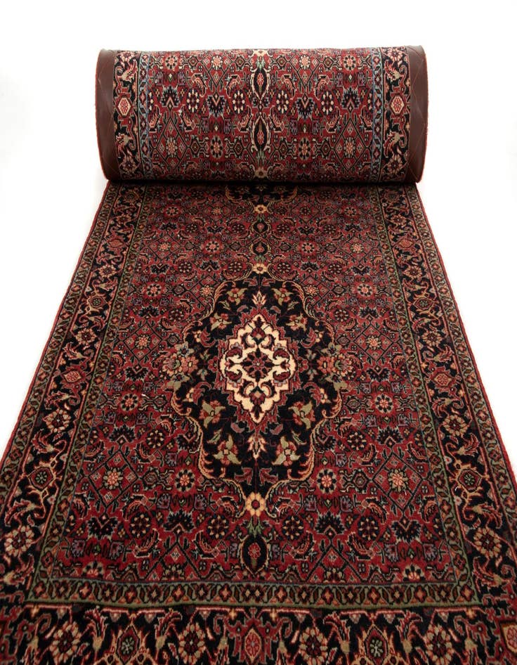 Detail image of  2' 5 x 6' 7 Bidjar With Silk Runner Rug