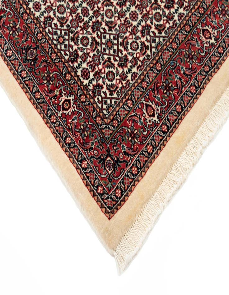 Detail image of  2' 4 x 4' 10 Bidjar With Silk Runner Rug