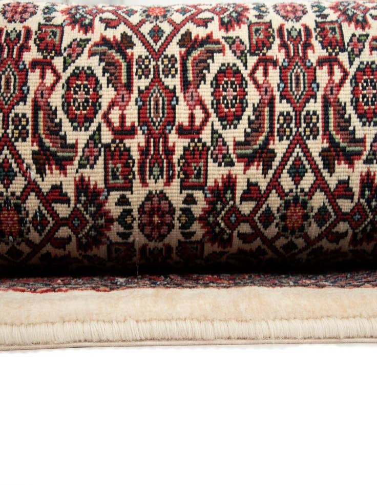Detail image of  2' 4 x 4' 10 Bidjar With Silk Runner Rug