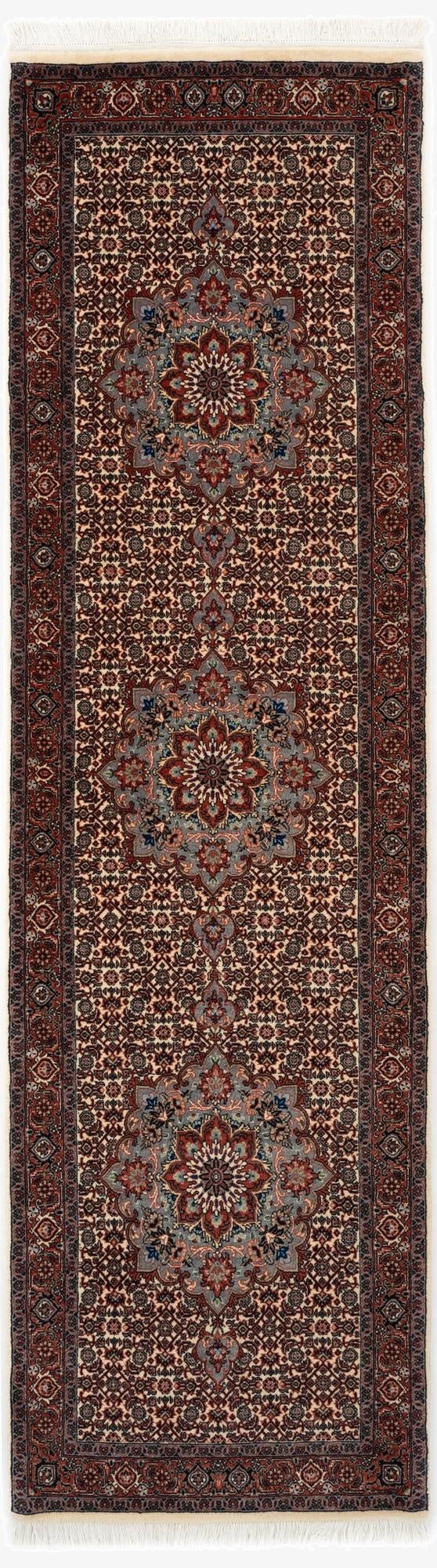  2' 5 x 8' 10 Bidjar With Silk Runner Rug