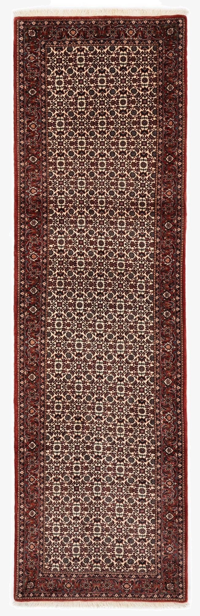  2' 8 x 10' 7 Bidjar With Silk Runner Rug