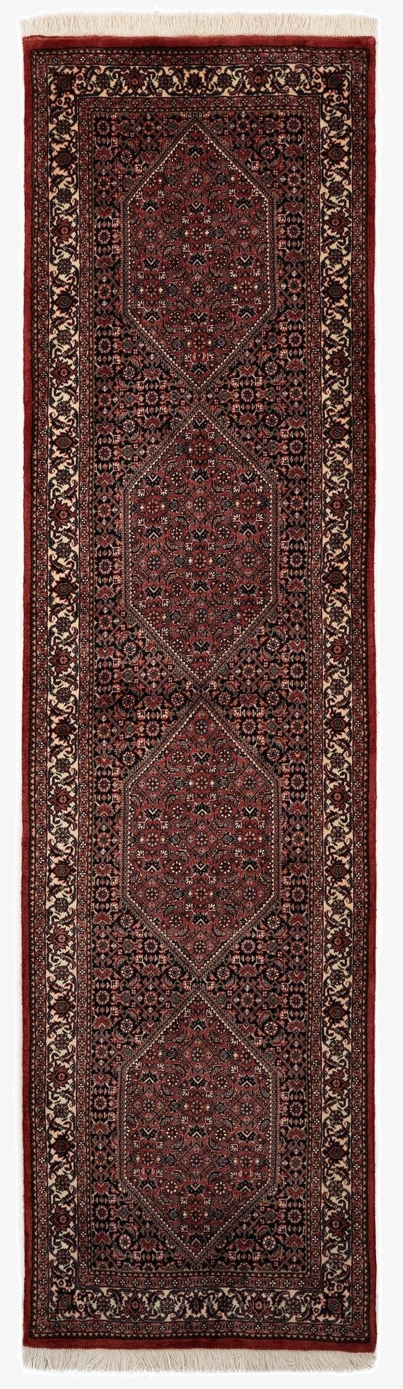  2' 5 x 8' 11 Bidjar With Silk Runner Rug
