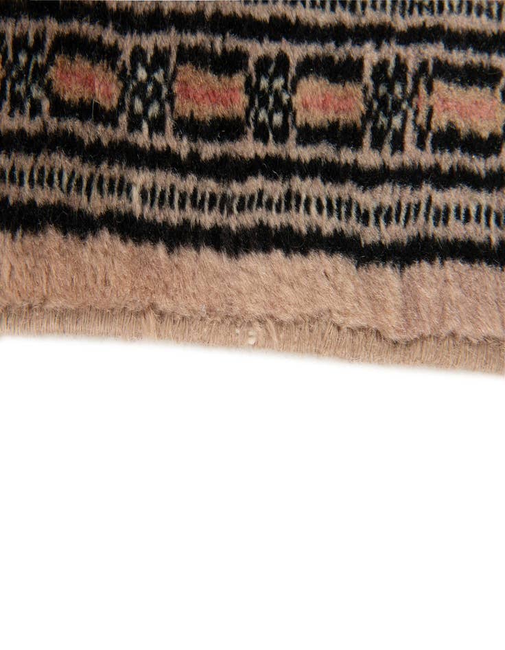 Detail image of  2' 2 x 9' 9  Hand Knotted Bokhara Wool Runner Rug