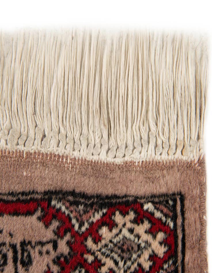Detail image of  2' 8 x 9' 7  Hand Knotted Bokhara Wool Runner Rug