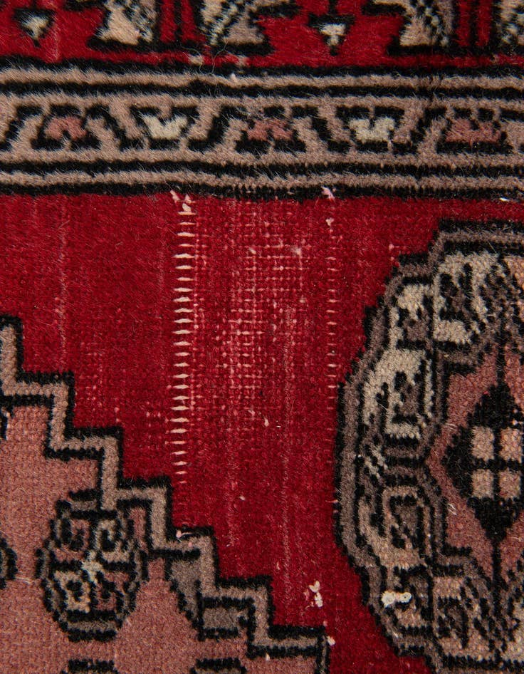 Detail image of  2' 8 x 9' 7  Hand Knotted Bokhara Wool Runner Rug