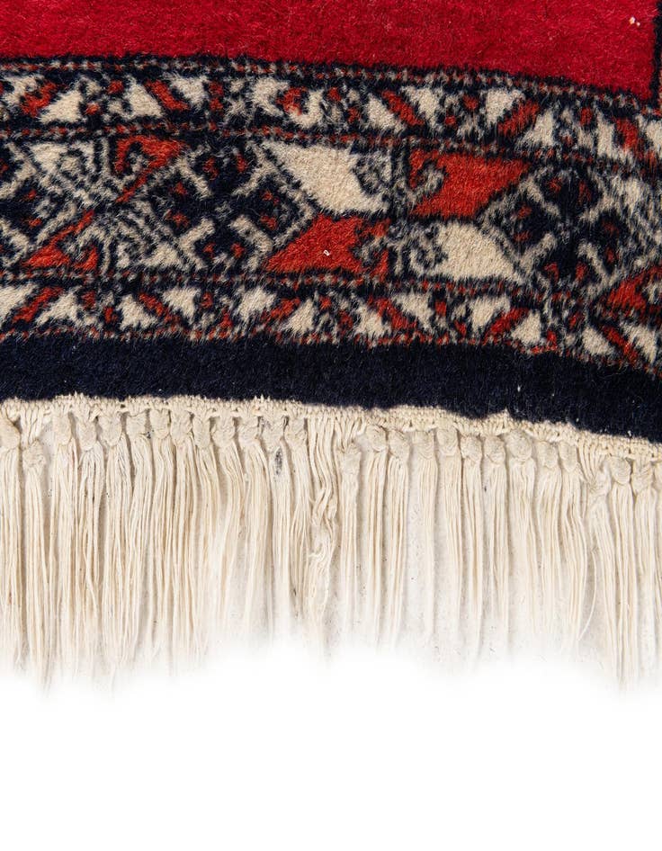 Detail image of  2' 1 x 6' 2  Hand Knotted Bokhara Oriental Wool Runner Rug