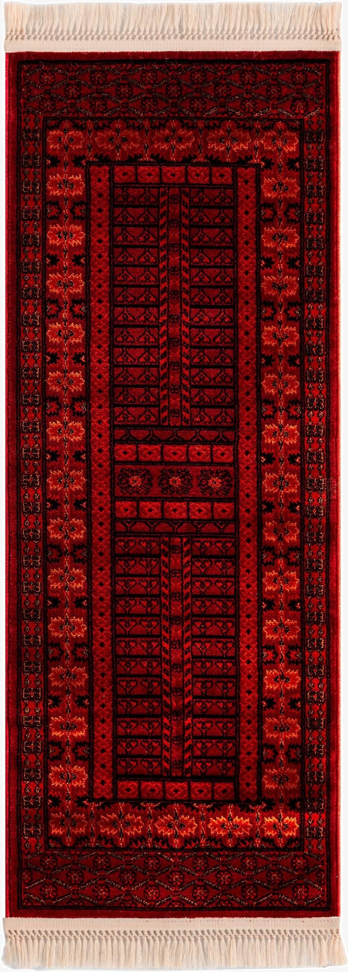  2' x 5' 3 Bokhara Runner Rug