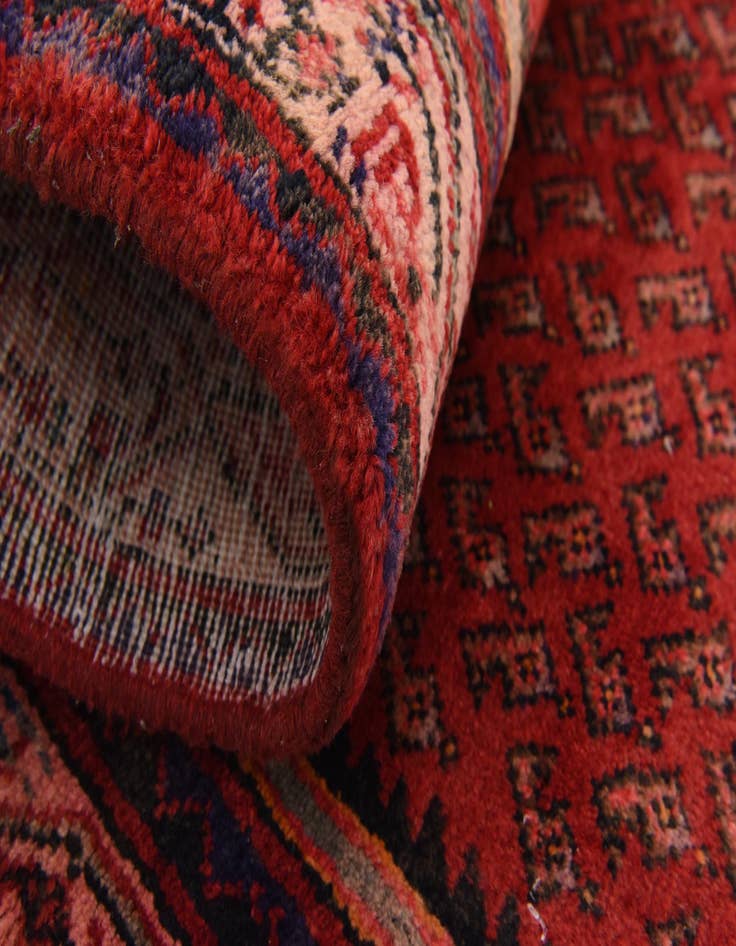 Detail image of  3' 8 x 10' 9  Hand Knotted Botemir Persian Wool Runner Rug