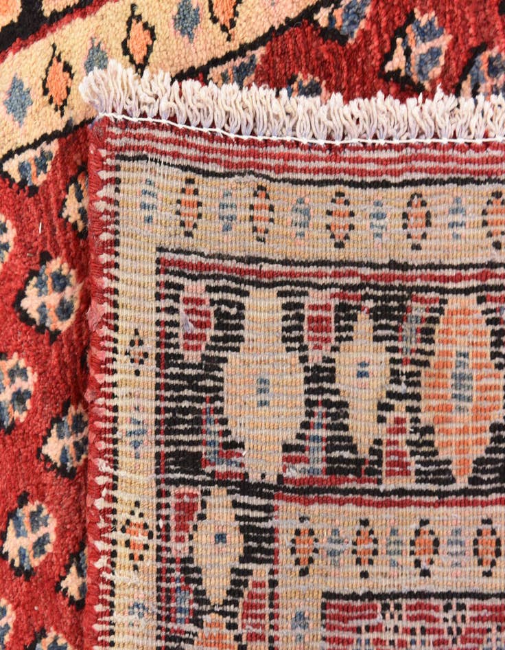 Detail image of  3' 9 x 10' 9  Hand Knotted Botemir Persian Wool Runner Rug