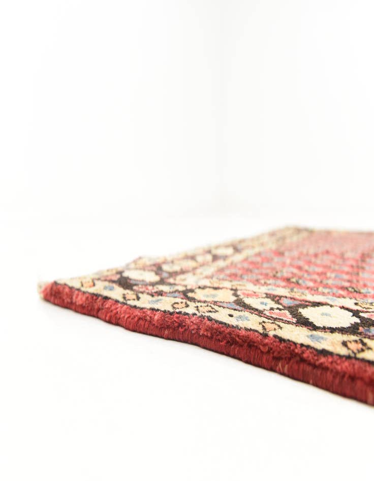 Detail image of  3' 9 x 10' 9  Hand Knotted Botemir Persian Wool Runner Rug