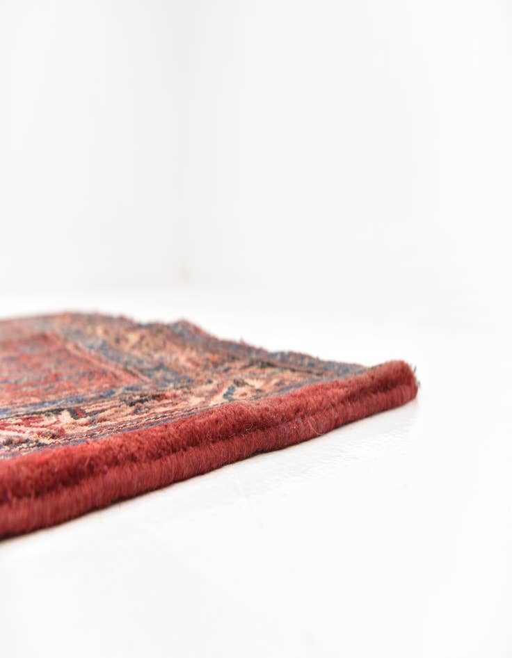 Detail image of  3' 9 x 10' 9  Hand Knotted Botemir Persian Wool Runner Rug