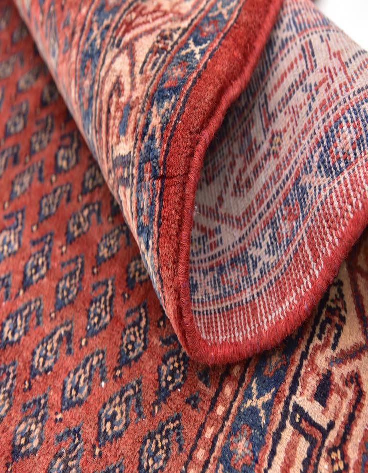 Detail image of  3' 9 x 10' 9  Hand Knotted Botemir Persian Wool Runner Rug