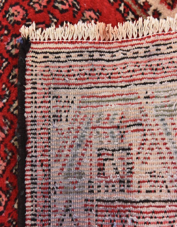 Detail image of  3' 6 x 9' 11  Hand Knotted Botemir Persian Wool Runner Rug