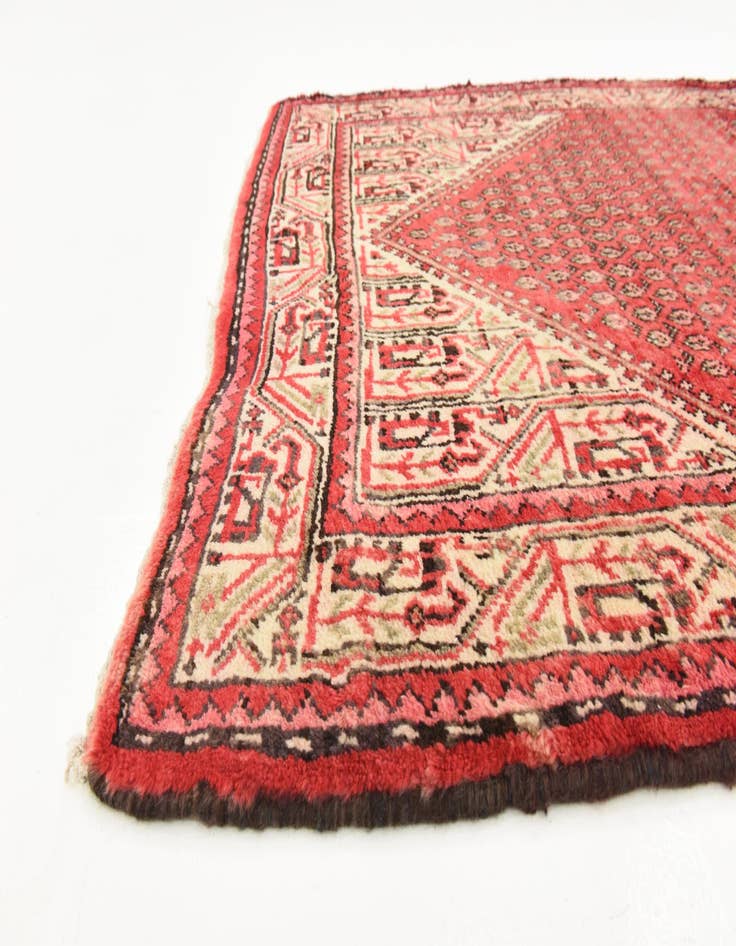 Detail image of  3' 6 x 9' 11  Hand Knotted Botemir Persian Wool Runner Rug