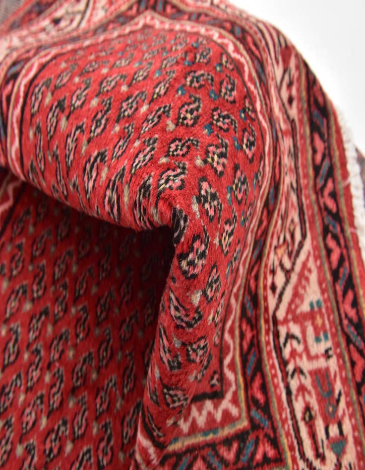 Detail image of  3' 6 x 10' 3  Hand Knotted Botemir Persian Wool Runner Rug