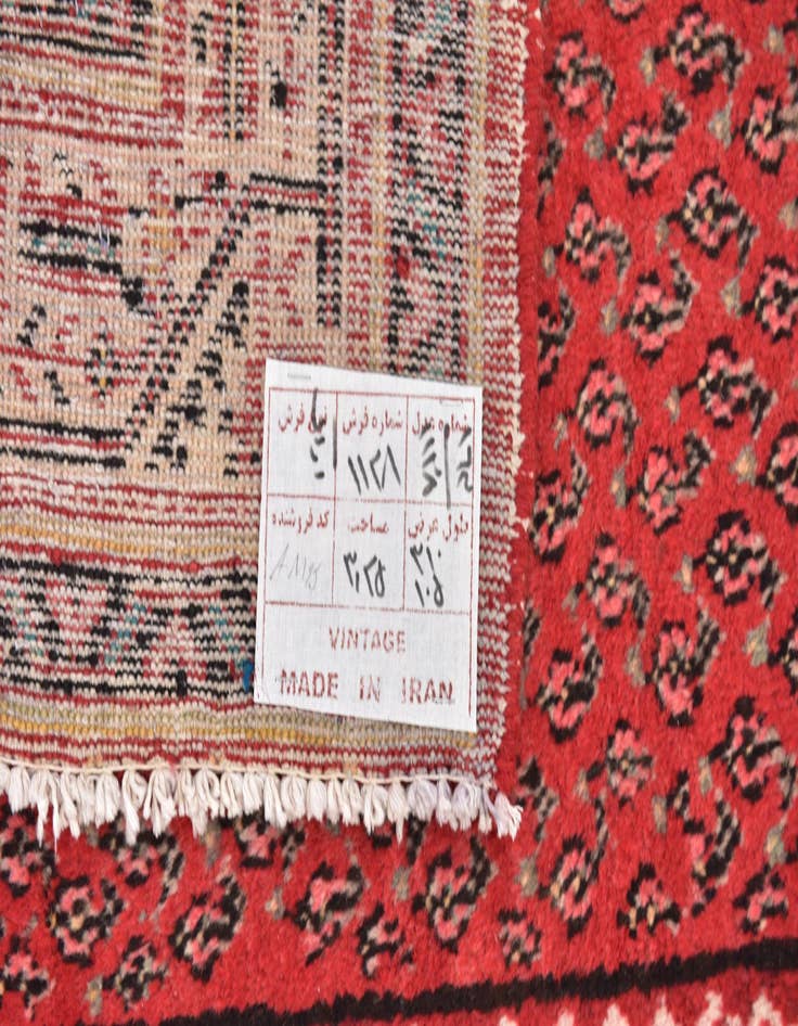 Detail image of  3' 6 x 10' 3  Hand Knotted Botemir Persian Wool Runner Rug