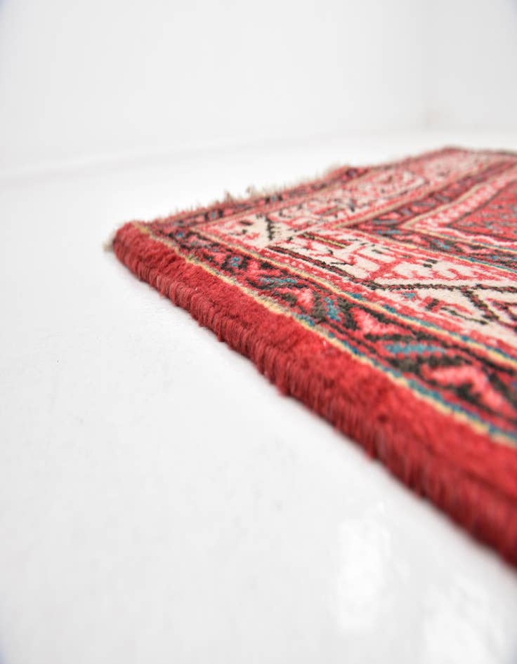 Detail image of  3' 6 x 10' 3  Hand Knotted Botemir Persian Wool Runner Rug