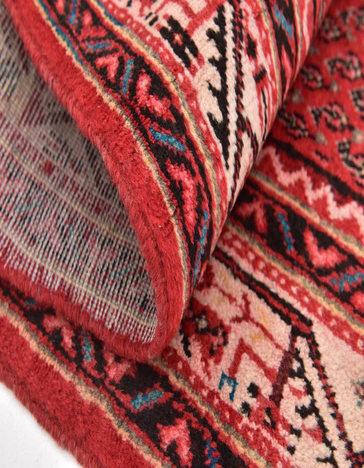 Detail image of  3' 6 x 10' 3  Hand Knotted Botemir Persian Wool Runner Rug
