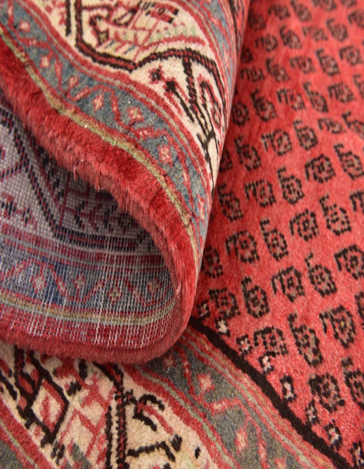 Detail image of  3' 7 x 10' 7  Hand Knotted Botemir Persian Wool Runner Rug