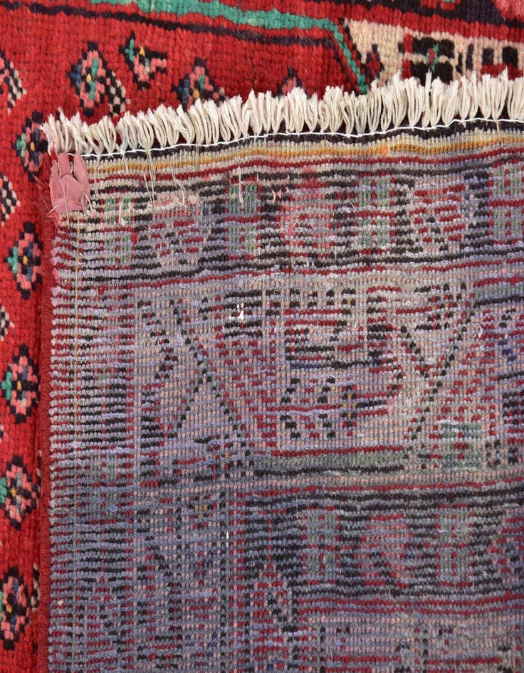 Detail image of  3' 7 x 10'  Hand Knotted Botemir Persian Wool Runner Rug