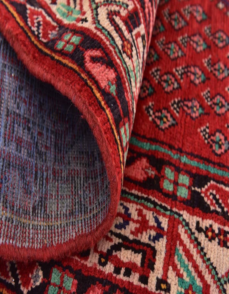 Detail image of  3' 7 x 10'  Hand Knotted Botemir Persian Wool Runner Rug