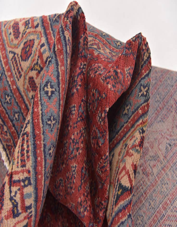 Detail image of  5' x 10'  Hand Knotted Botemir Persian Wool Runner Rug