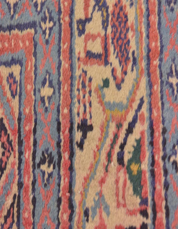 Detail image of  5' x 10'  Hand Knotted Botemir Persian Wool Runner Rug