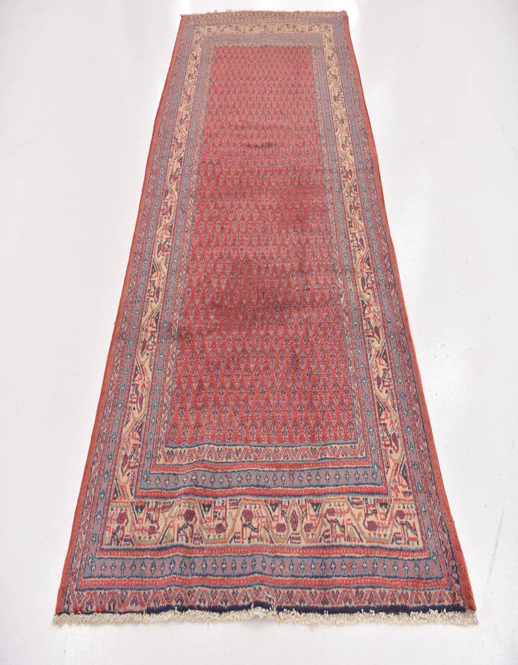 Detail image of  5' x 10'  Hand Knotted Botemir Persian Wool Runner Rug