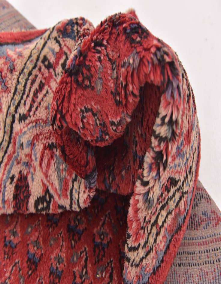 Detail image of  3' 9 x 10'  Hand Knotted Botemir Persian Wool Runner Rug