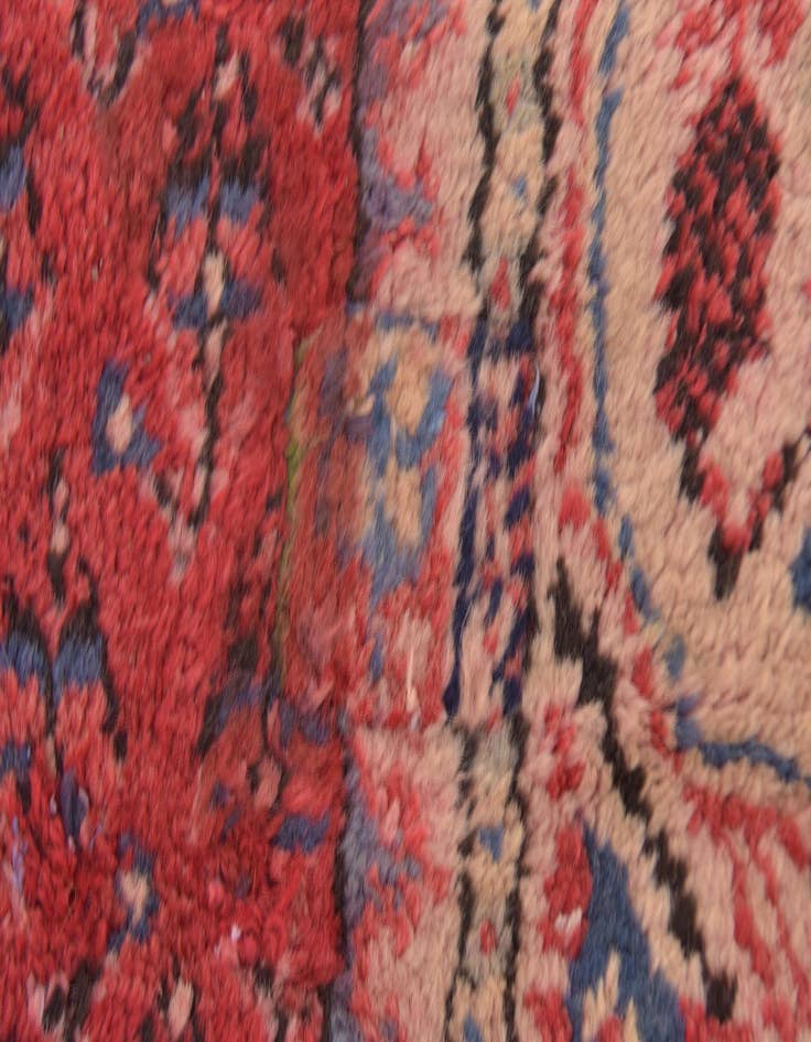 Detail image of  3' 9 x 10'  Hand Knotted Botemir Persian Wool Runner Rug