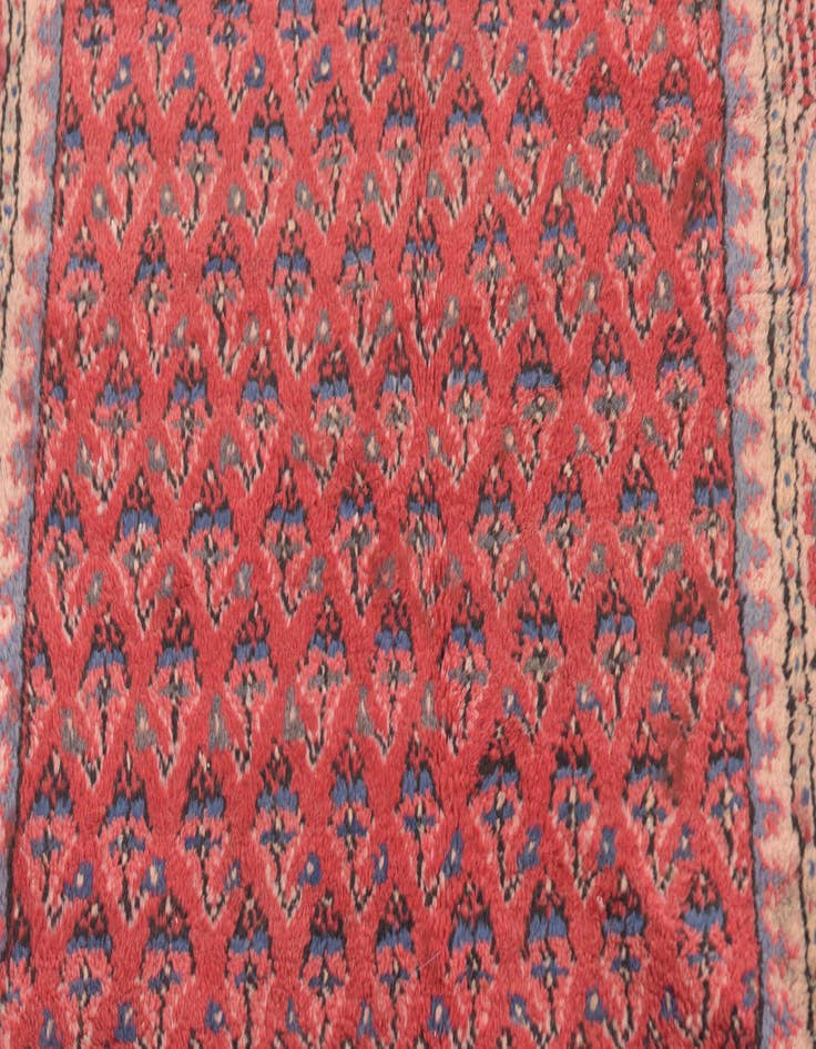 Detail image of  3' 9 x 10'  Hand Knotted Botemir Persian Wool Runner Rug