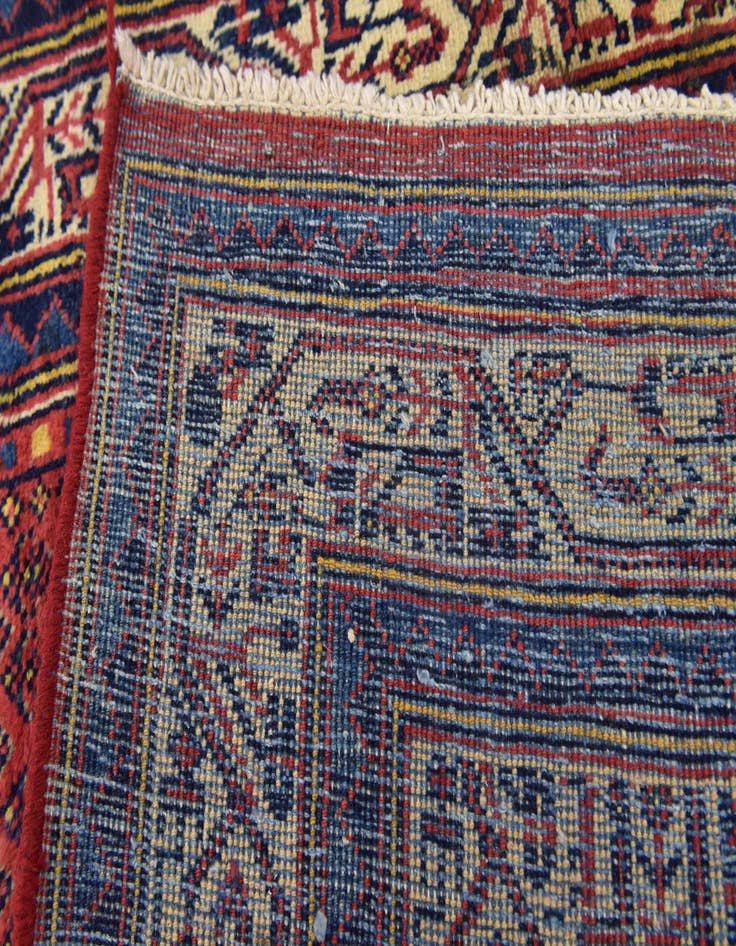 Detail image of 3' 6 x 10' Hand Knotted Botemir Persian Wool Runner Rug