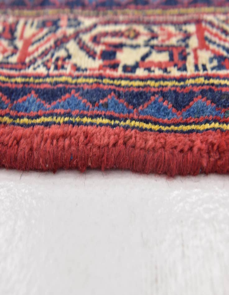 Detail image of 3' 6 x 10' Hand Knotted Botemir Persian Wool Runner Rug