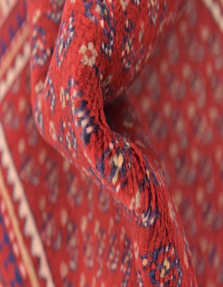 Detail image of  3' 8 x 10' 6  Hand Knotted Botemir Persian Wool Runner Rug