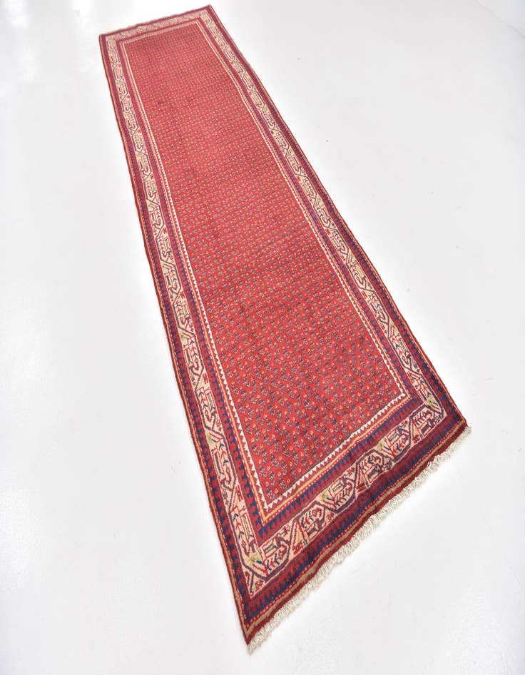 Detail image of  3' 8 x 10' 6  Hand Knotted Botemir Persian Wool Runner Rug