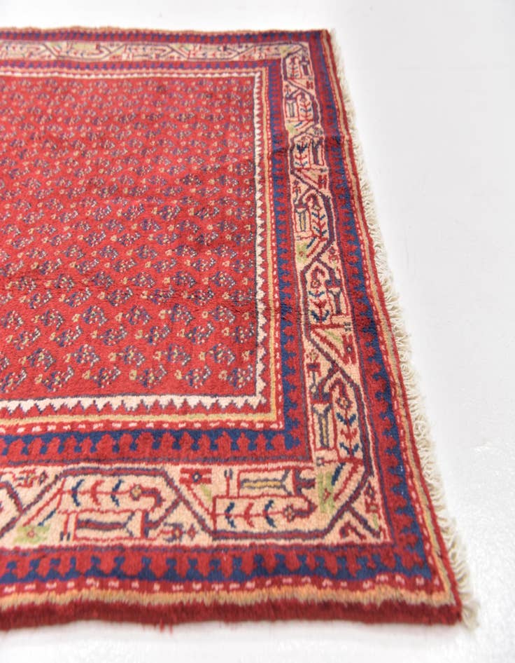 Detail image of  3' 8 x 10' 6  Hand Knotted Botemir Persian Wool Runner Rug