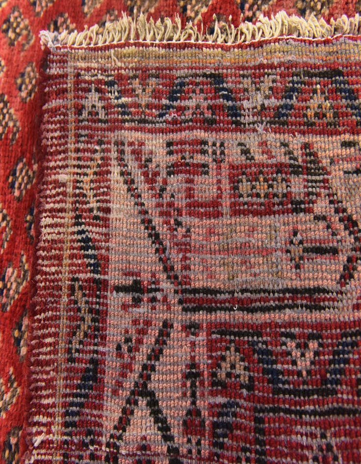 Detail image of  3' 7 x 10' 4  Hand Knotted Botemir Persian Wool Runner Rug
