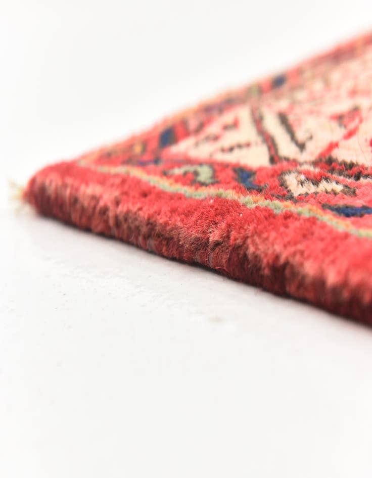 Detail image of  3' 7 x 10' 4  Hand Knotted Botemir Persian Wool Runner Rug