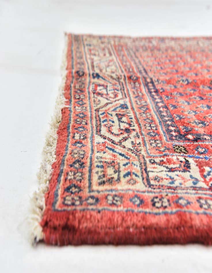 Detail image of  3' 7 x 9' 10  Hand Knotted Botemir Persian Wool Runner Rug