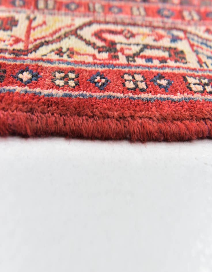 Detail image of  3' 7 x 9' 10  Hand Knotted Botemir Persian Wool Runner Rug