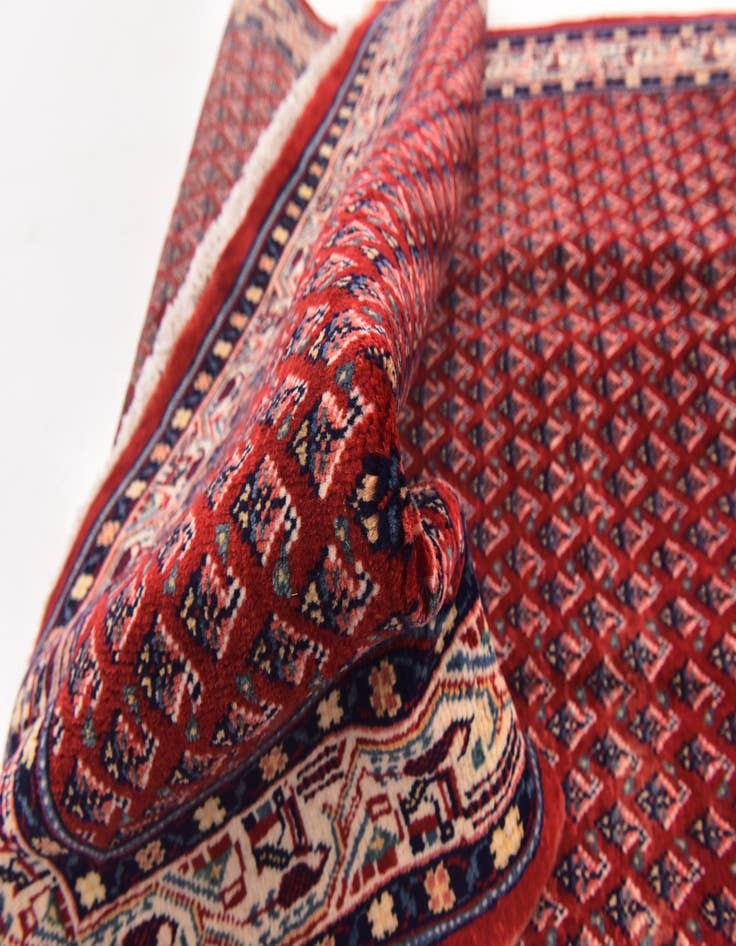 Detail image of  4' 4 x 10' 3  Hand Knotted Botemir Persian Wool Runner Rug