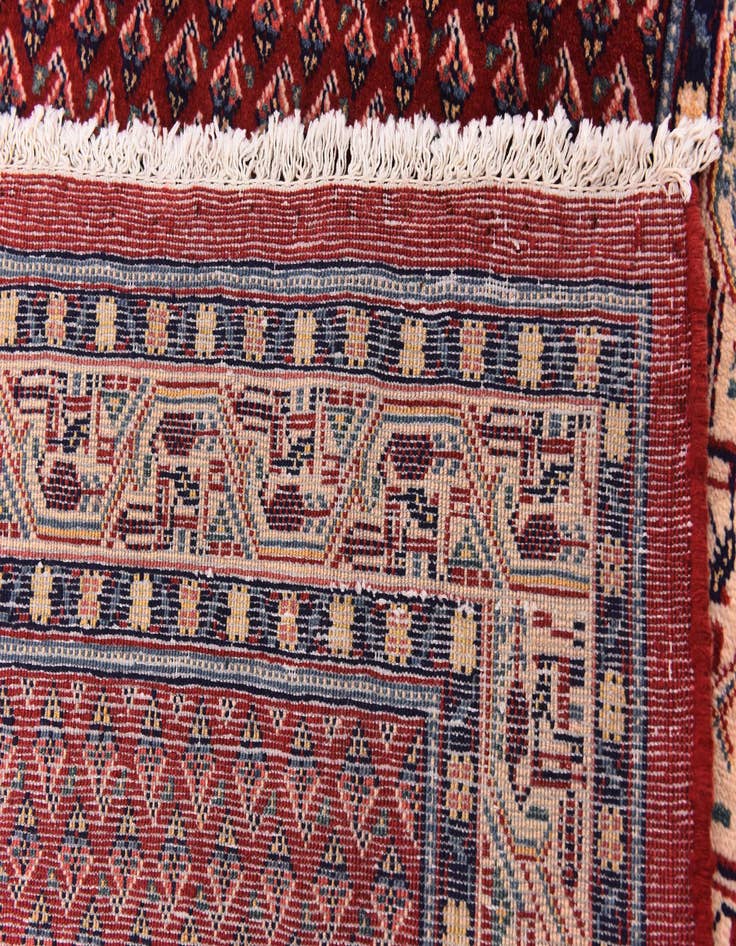 Detail image of  4' 4 x 10' 3  Hand Knotted Botemir Persian Wool Runner Rug