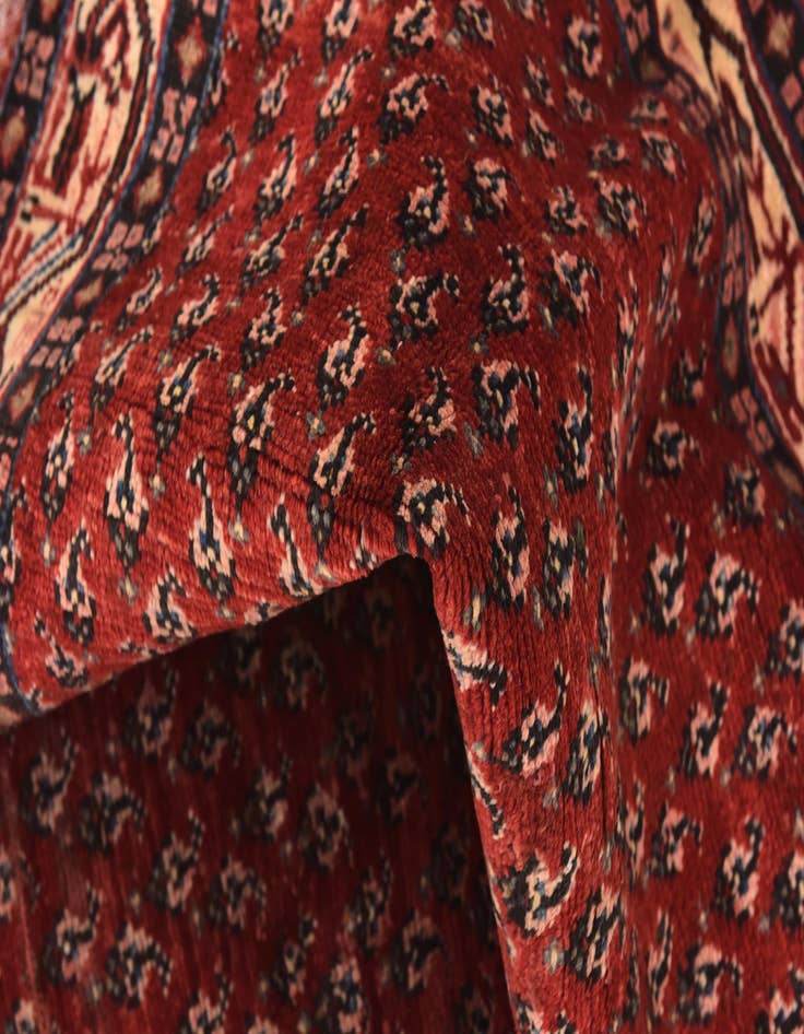 Detail image of  4' 3 x 10' 8  Hand Knotted Botemir Persian Wool Runner Rug